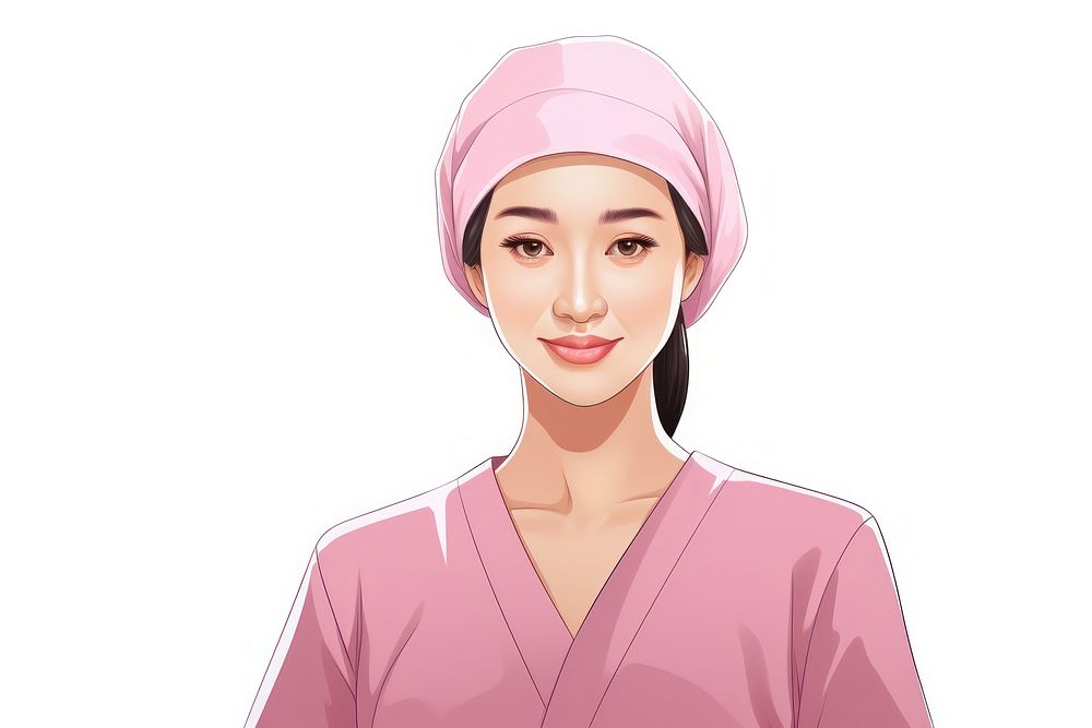 South east asian nurse portrait adult smile. AI generated Image by rawpixel.
