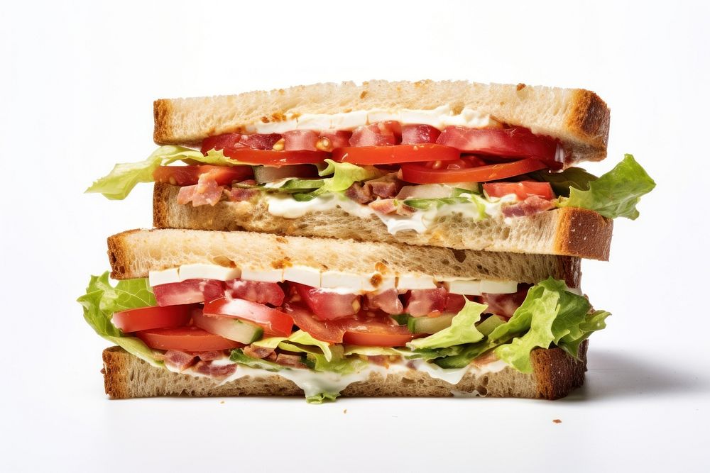 Snacks sandwich bread lunch food. AI generated Image by rawpixel.