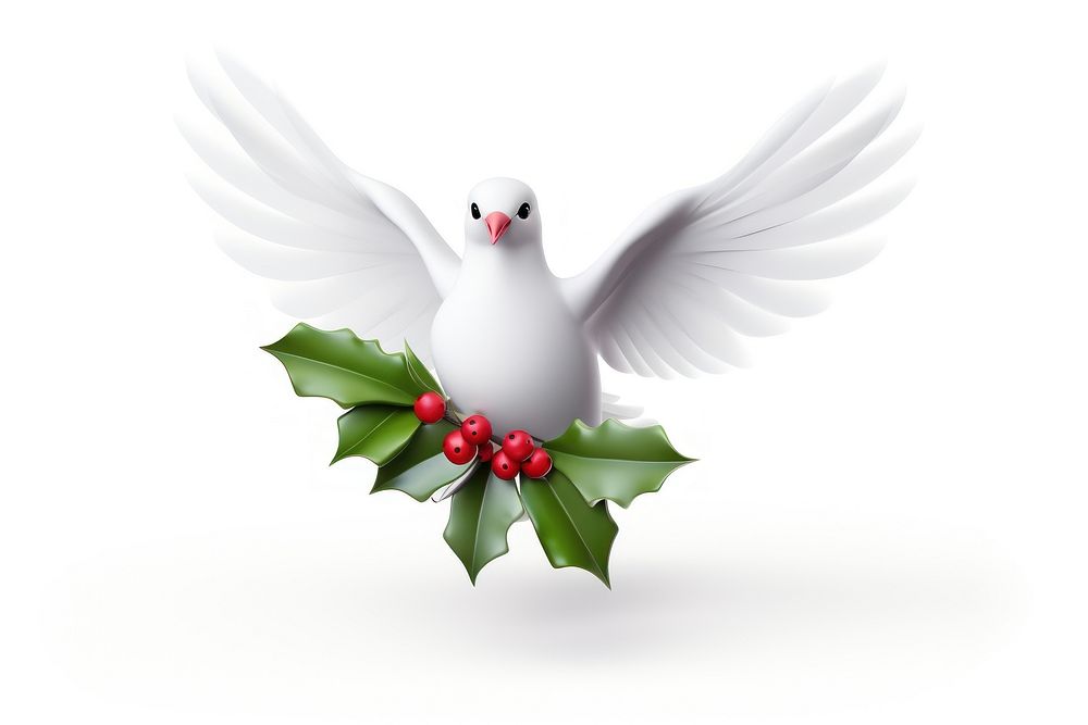 Christmas dove white bird celebration. | Premium Photo Illustration ...