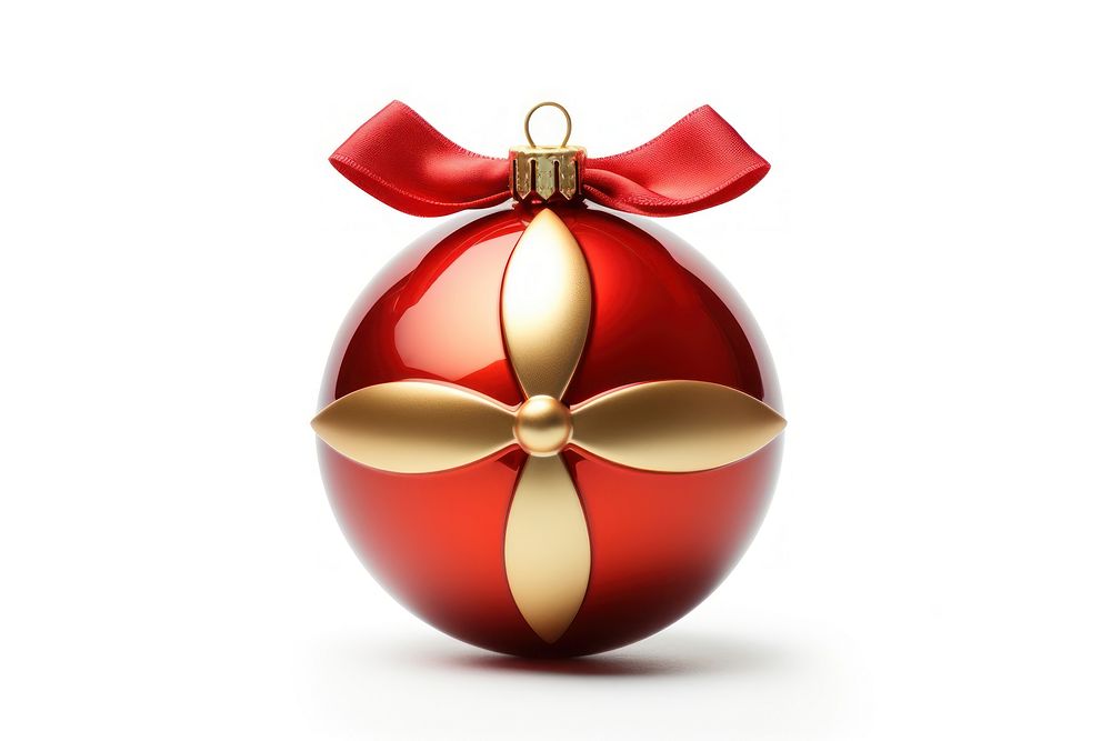 Christmas ornament white background celebration accessories. AI generated Image by rawpixel.