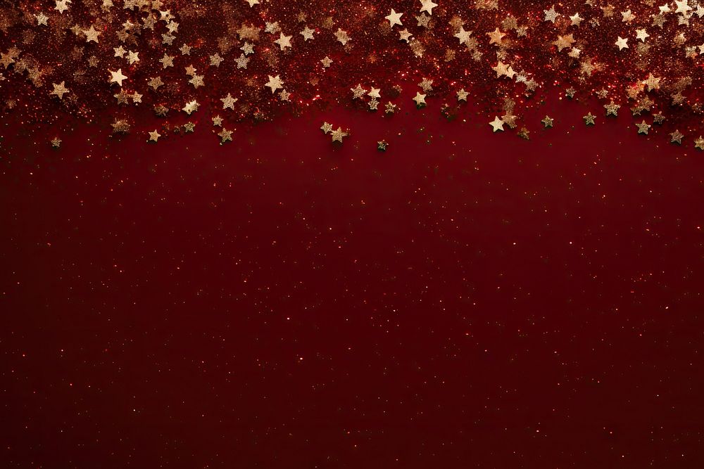 Gold starlight backgrounds glitter maroon. AI generated Image by rawpixel.