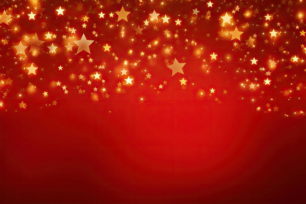 Gold stars Light effect backgrounds glitter space. AI generated Image by rawpixel.