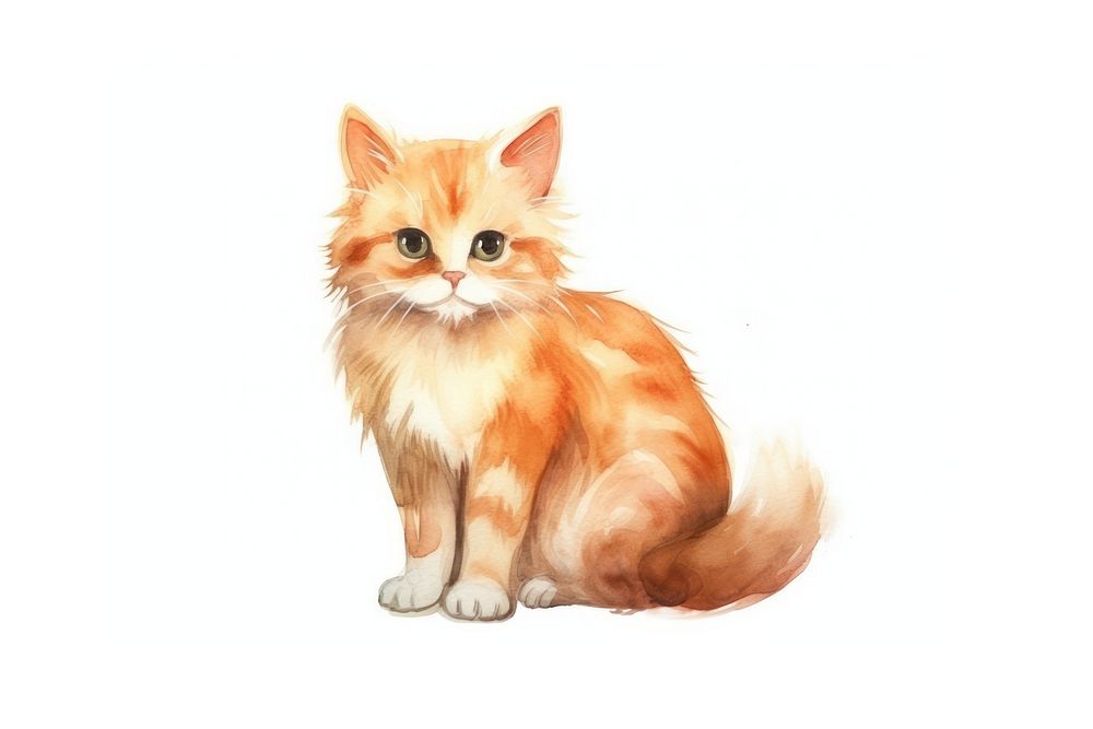 Cat mammal animal kitten. AI generated Image by rawpixel.