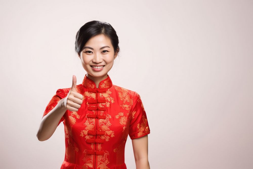 Chinese New Year smile chinese new year celebration. AI generated Image by rawpixel.
