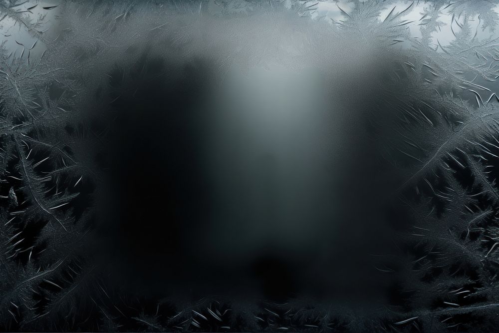 Frozen glass window backgrounds nature black. AI generated Image by rawpixel.