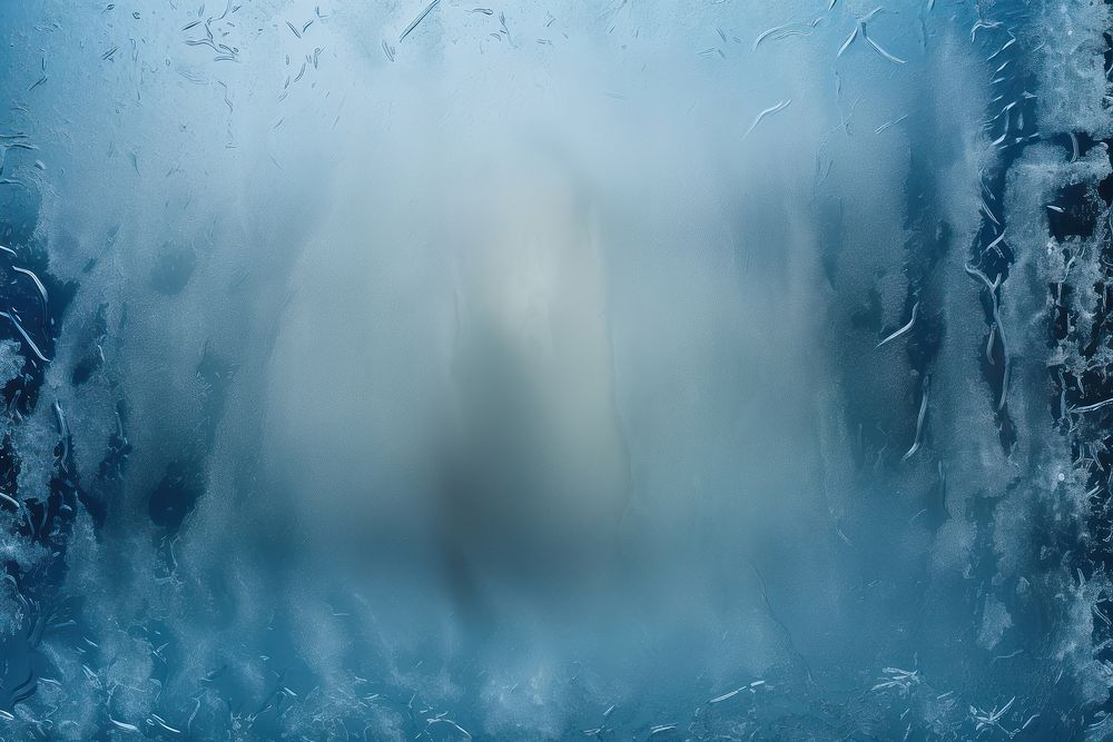 Frozen glass window backgrounds snow blue. AI generated Image by rawpixel.