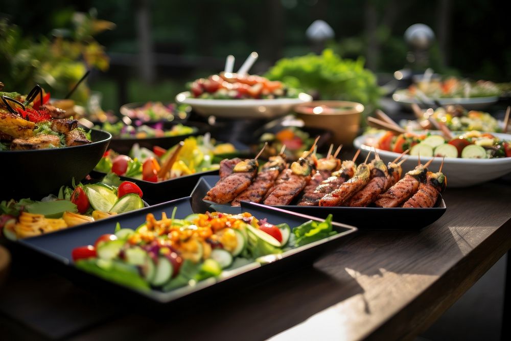 Party food celebration buffet. AI generated Image by rawpixel.