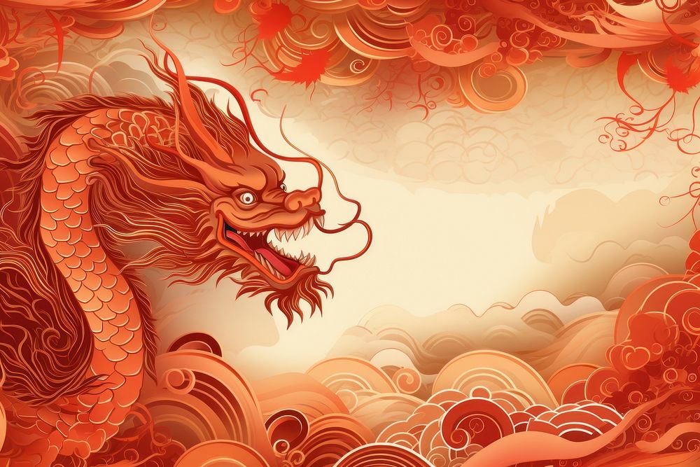 Chinese new year dragon backgrounds creativity. AI generated Image by rawpixel.