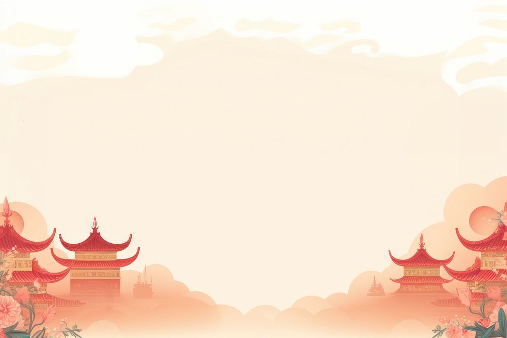 Chinese background architecture backgrounds outdoors. AI generated Image by rawpixel.