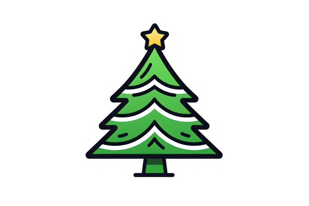 Christmas tree plant illuminated celebration. AI generated Image by rawpixel.