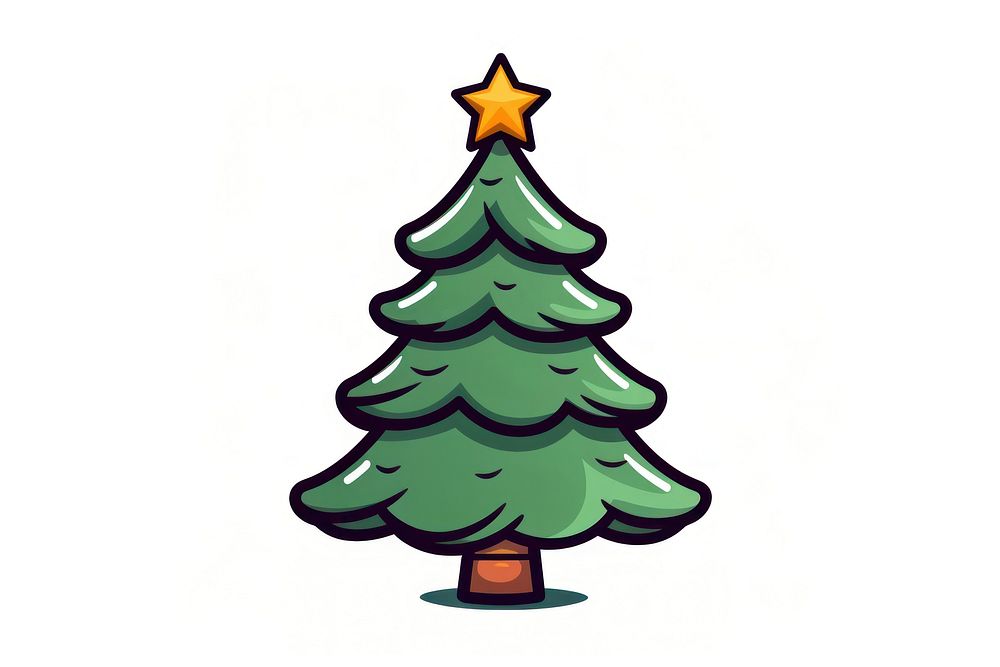 christmas-tree-plant-fir-illuminated-free-photo-illustration-rawpixel