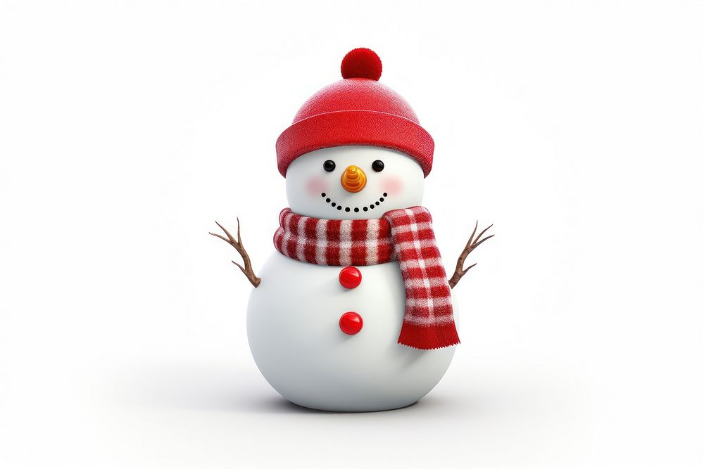 Chritmas snowman winter white anthropomorphic. AI generated Image by rawpixel.