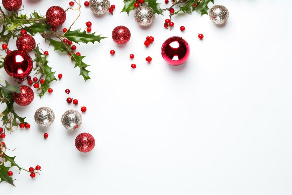 Festive Christmas christmas backgrounds branch. AI generated Image by rawpixel.