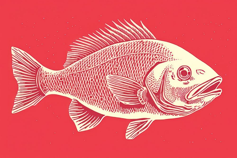 Fish animal wildlife goldfish. AI generated Image by rawpixel.