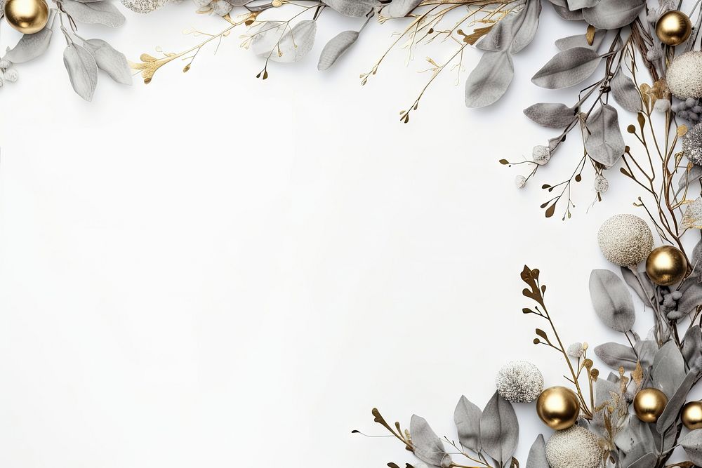 Gray Christmas wreath christmas backgrounds celebration. AI generated Image by rawpixel.