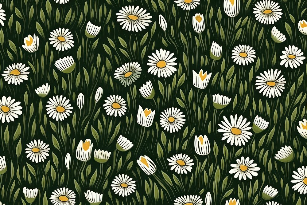 Floral field backgrounds outdoors pattern. | Free Photo Illustration ...
