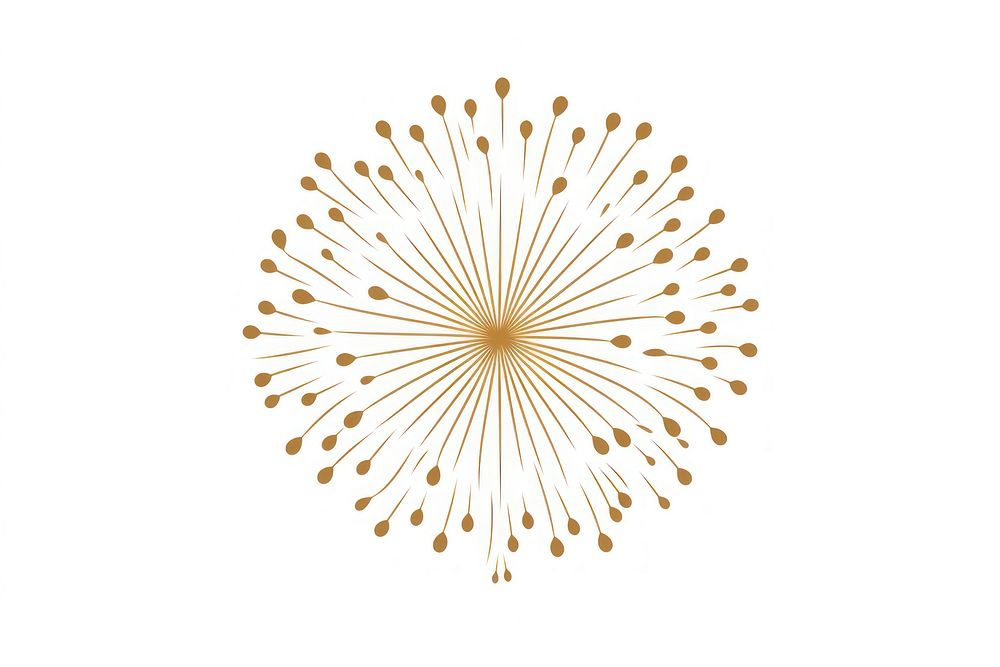 Golden firework fireworks line chandelier. AI generated Image by rawpixel.