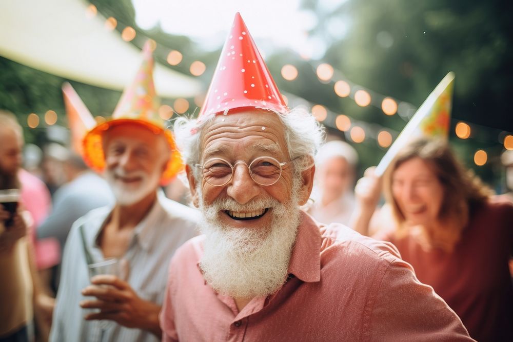 Party laughing outdoors adult. AI generated Image by rawpixel.