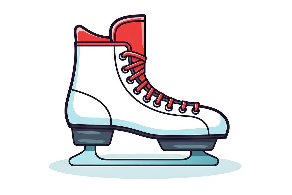 Ice skate footwear shoe clothing. AI generated Image by rawpixel.