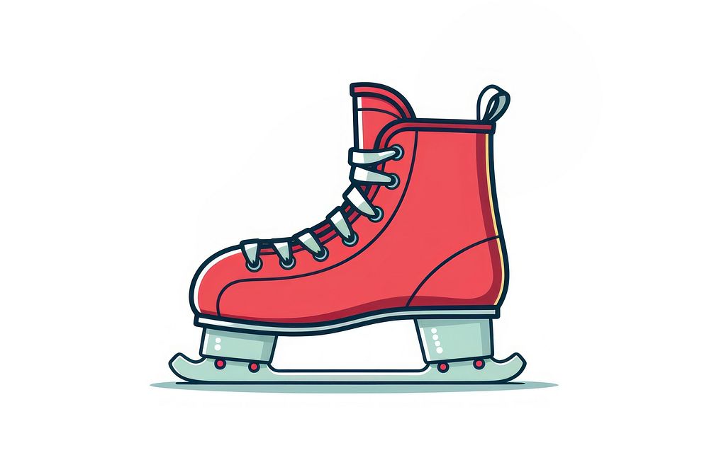 Ice skate footwear shoe activity. AI generated Image by rawpixel.