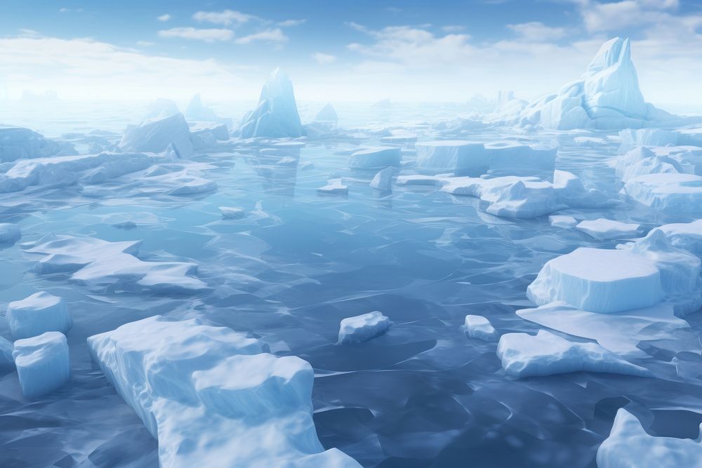 Icy surface background backgrounds landscape outdoors. AI generated Image by rawpixel.