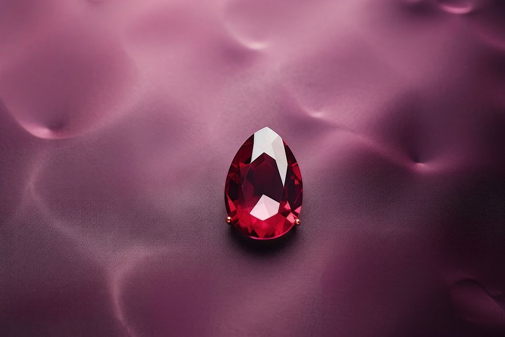 Ruby jewelry gemstone diamond. AI generated Image by rawpixel.