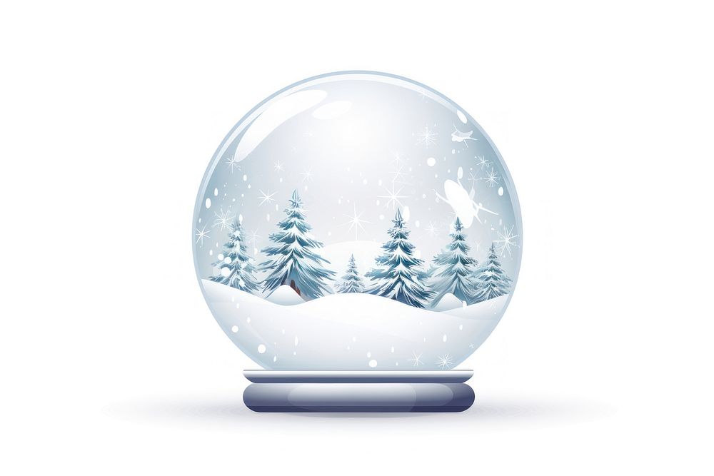 Ornaments Glass ball christmas sphere plant. AI generated Image by rawpixel.