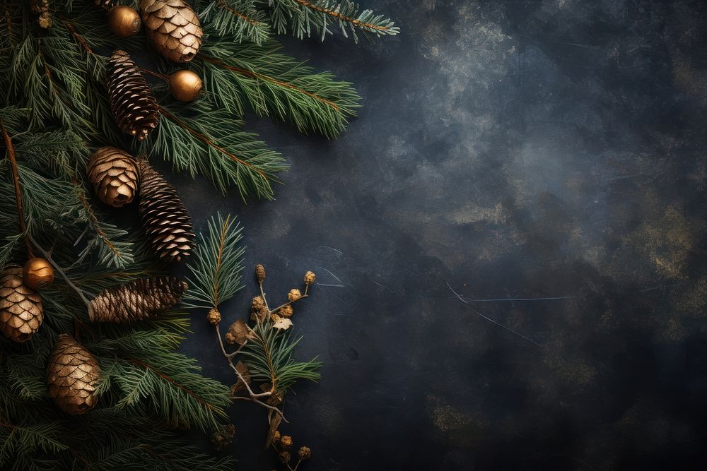Christmas christmas backgrounds branch. AI generated Image by rawpixel.