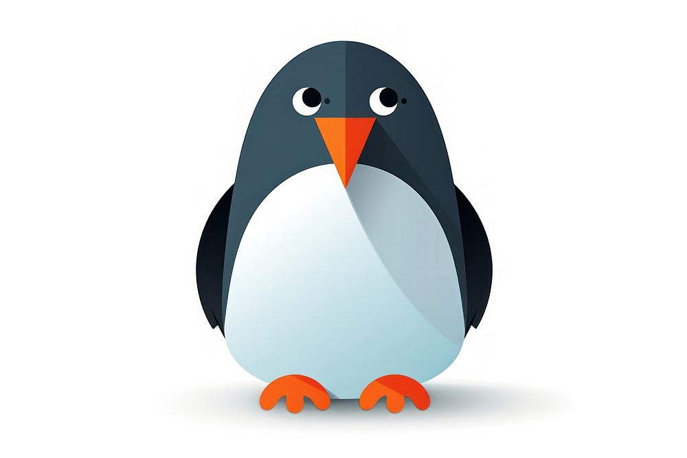 Penguin animal bird astronomy. AI generated Image by rawpixel.