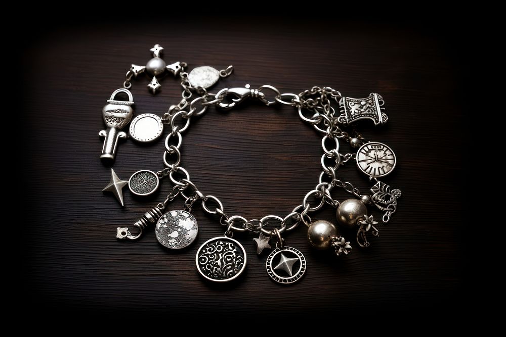 Pendants Bracelet bracelet necklace jewelry. AI generated Image by rawpixel.