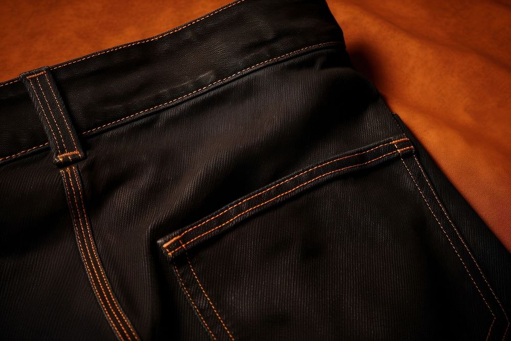 Jeans pants denim black. AI generated Image by rawpixel.