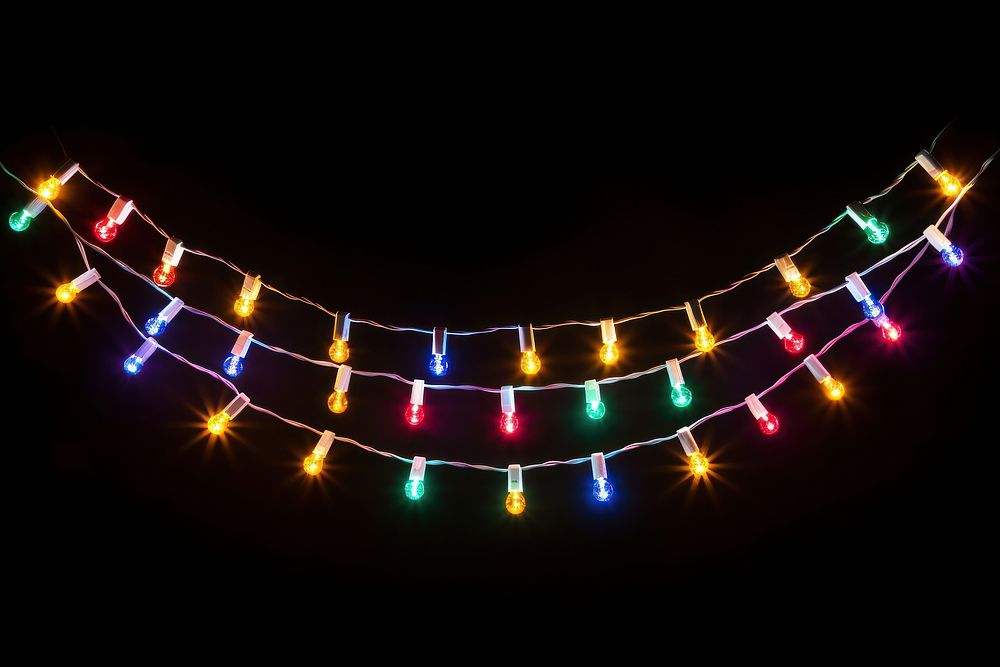 Christmas light line lighting christmas lights illuminated. AI generated Image by rawpixel.