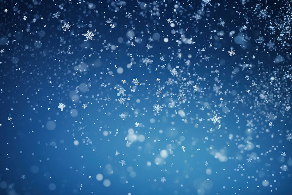 Falling snow falls backgrounds nature night. AI generated Image by rawpixel.