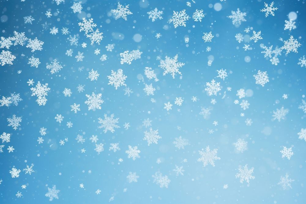 Snow flakes backgrounds snowflake blue. AI generated Image by rawpixel.