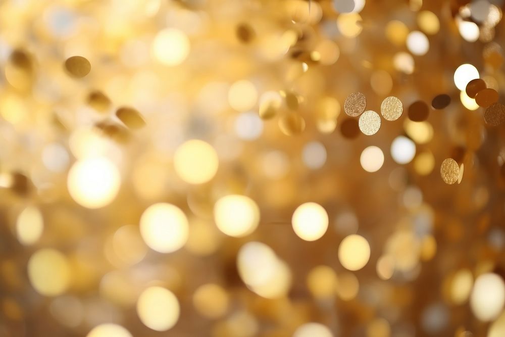 Bokeh gold backgrounds glitter. AI generated Image by rawpixel.