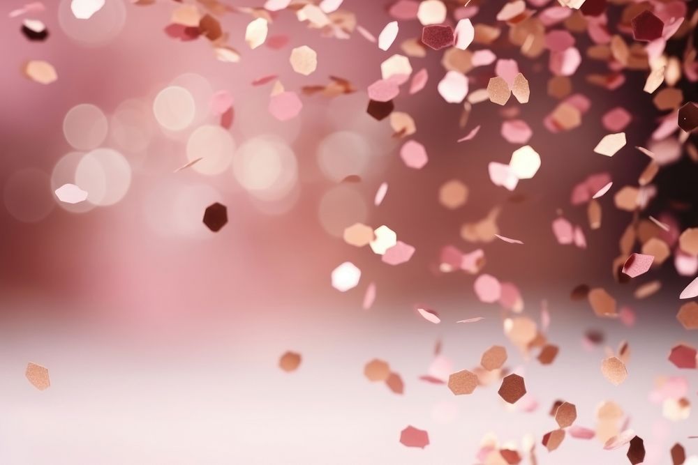 Bokeh confetti backgrounds petal. AI generated Image by rawpixel.