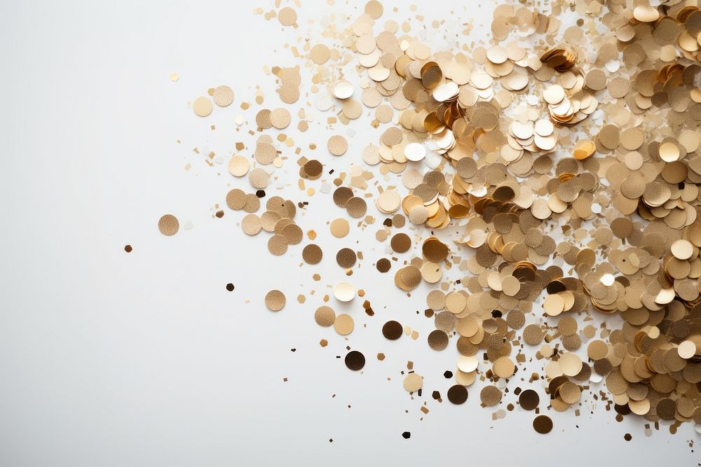 Paper shoot confetti backgrounds gold celebration. AI generated Image by rawpixel.