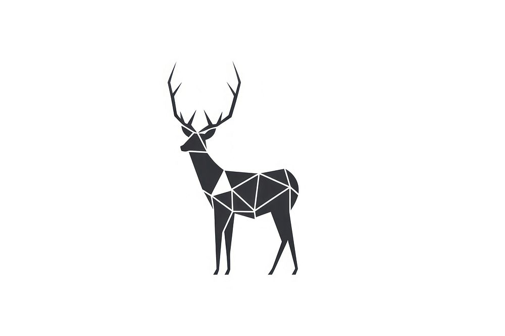 Reindeer wildlife drawing animal. AI generated Image by rawpixel.