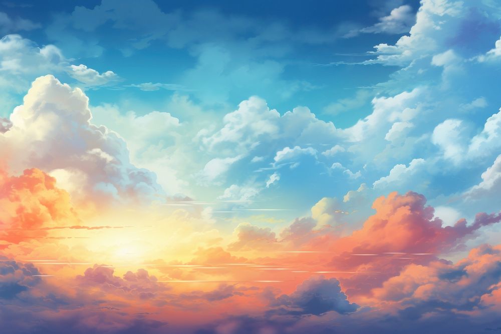 Sky background backgrounds outdoors horizon. | Premium Photo ...