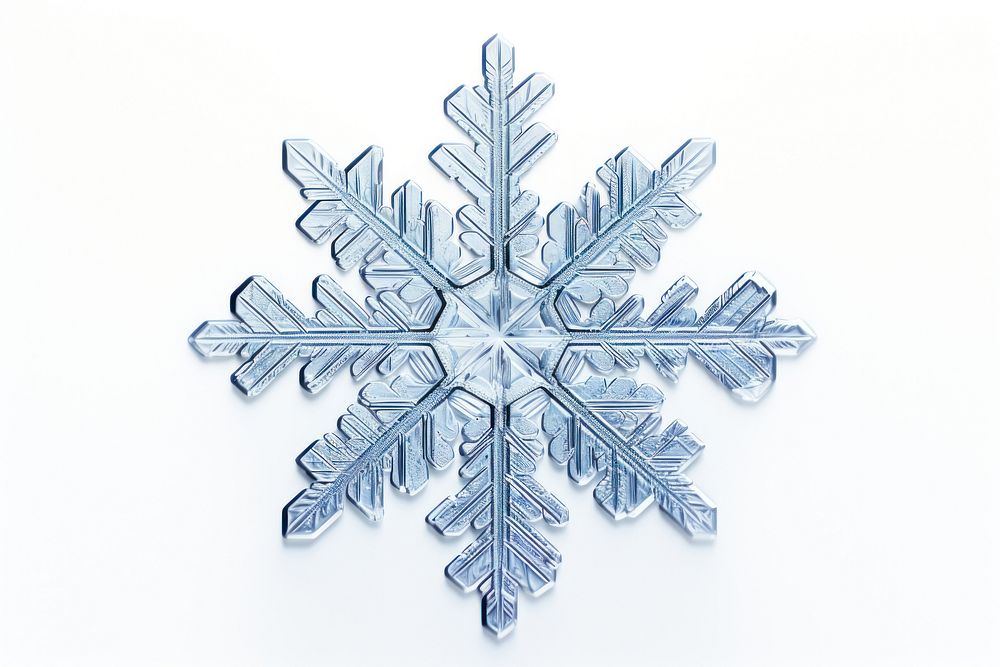 Snowflake white creativity decoration. AI generated Image by rawpixel.