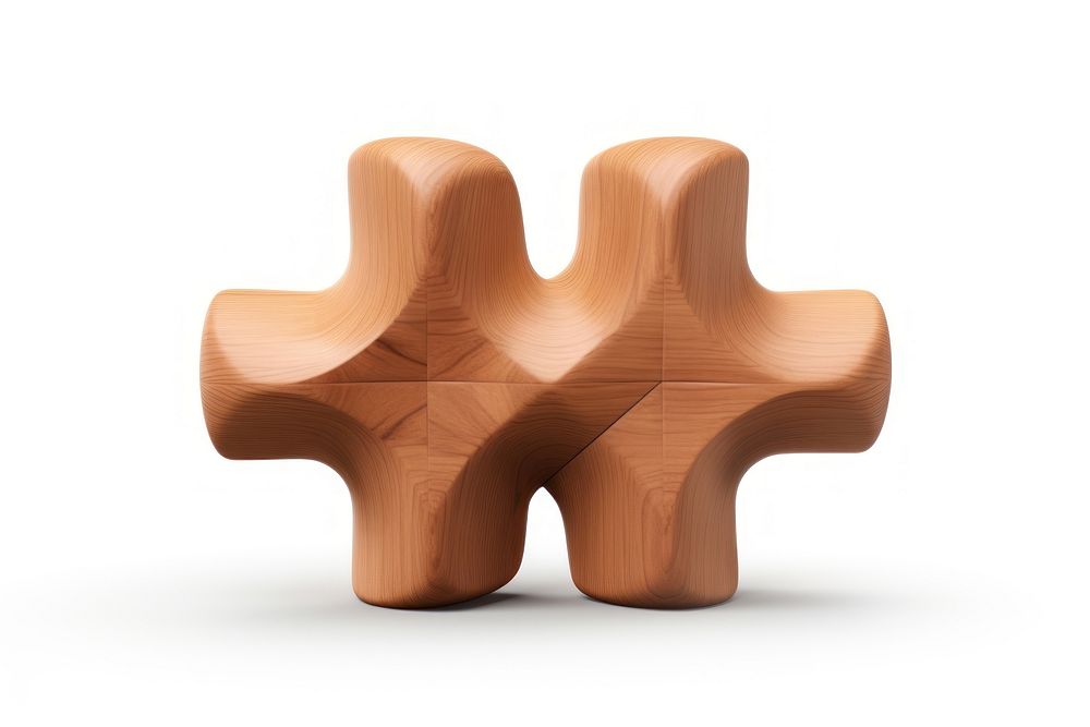 PNG Solid Plus shape wood toy white background. AI generated Image by rawpixel.