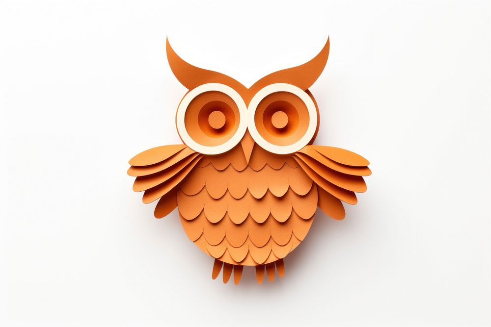 Owl animal craft paper. AI generated Image by rawpixel.