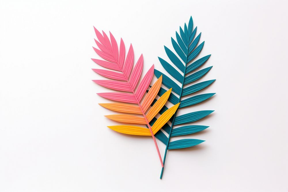 Palm leaf origami plant paper. AI generated Image by rawpixel.