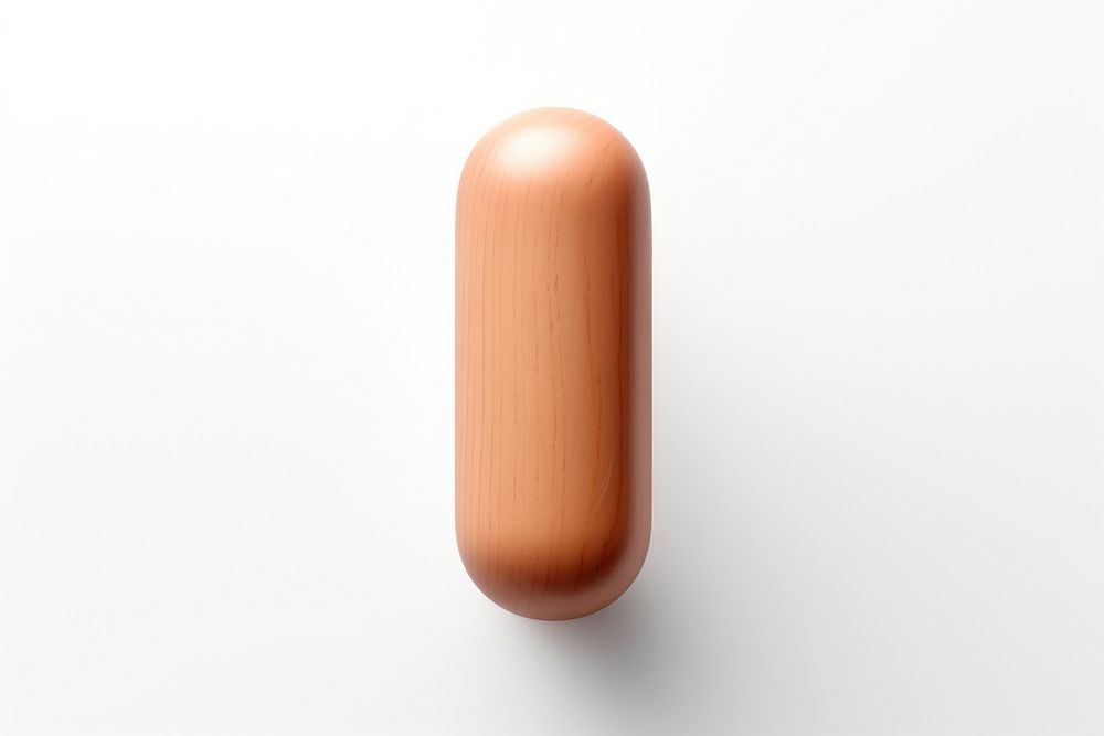 PNG Simple capsule pill white background simplicity. AI generated Image by rawpixel.