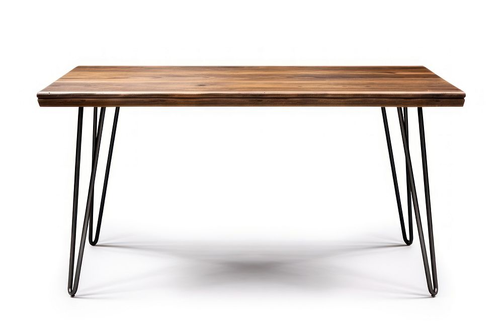 Desk furniture table wood. AI generated Image by rawpixel.