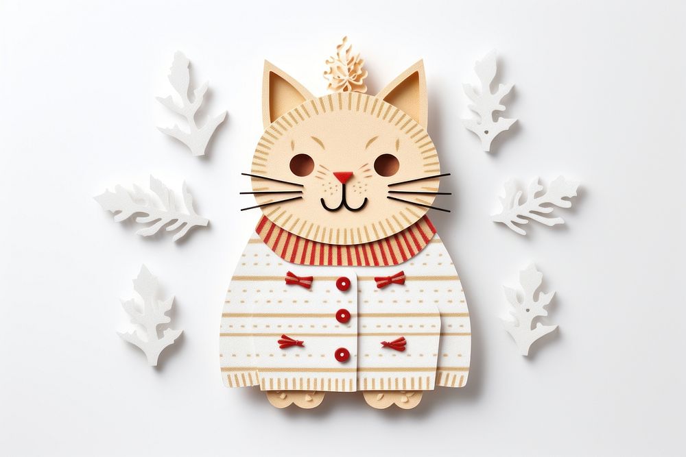 Christmas craft cute art. AI generated Image by rawpixel.