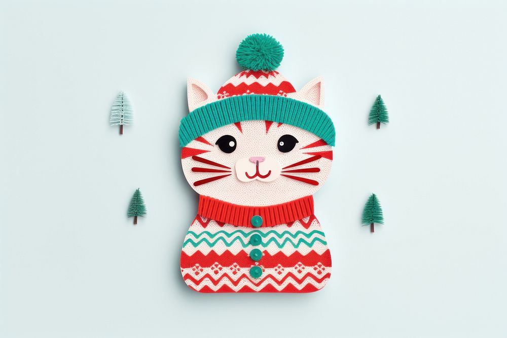 Christmas winter craft cute. AI generated Image by rawpixel.