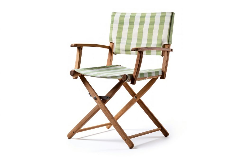 Field picnic chair furniture white background relaxation. AI generated Image by rawpixel.