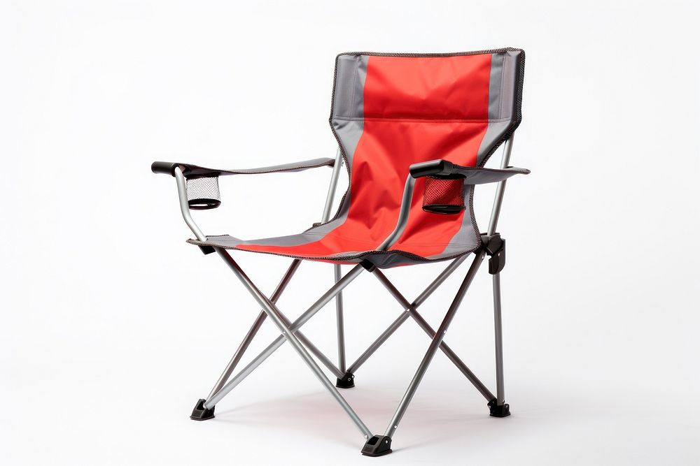 Folding picnic chair furniture white background relaxation. AI generated Image by rawpixel.
