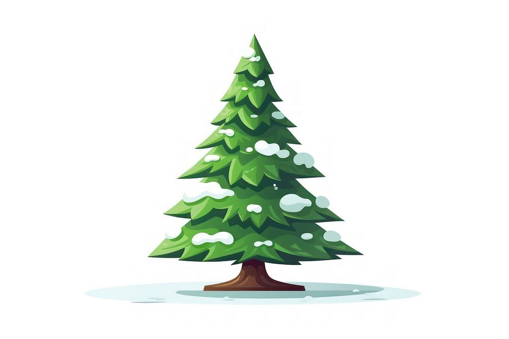 Christmas tree christmas cartoon plant. AI generated Image by rawpixel.